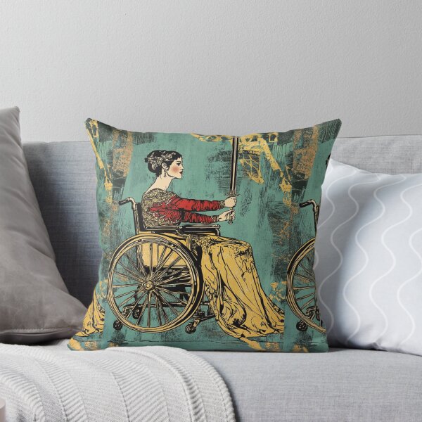 Item preview, Queen of swords wheelchair tarot designed and sold by MendaciousMina.