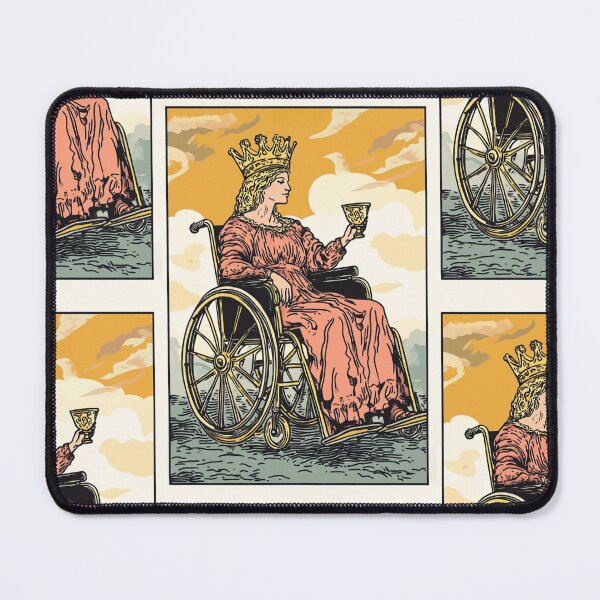 Item preview, Queen of cups wheelchair tarot designed and sold by MendaciousMina.