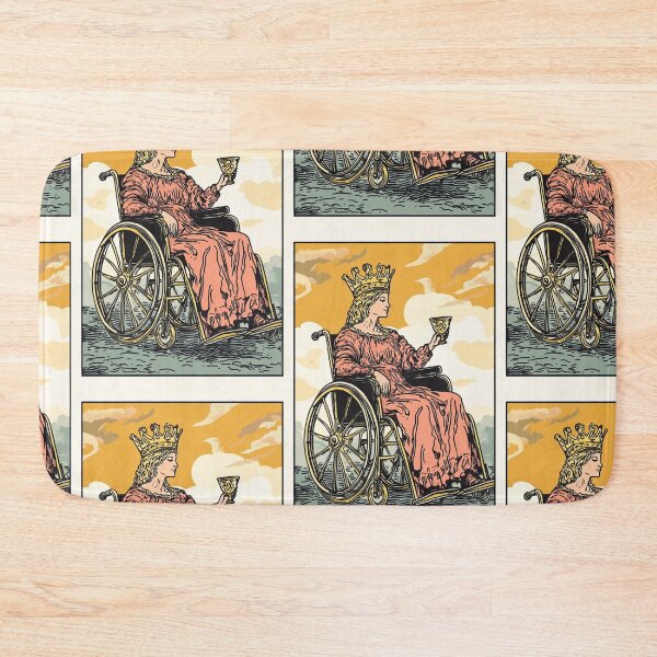 Item preview, Queen of cups wheelchair tarot designed and sold by MendaciousMina.