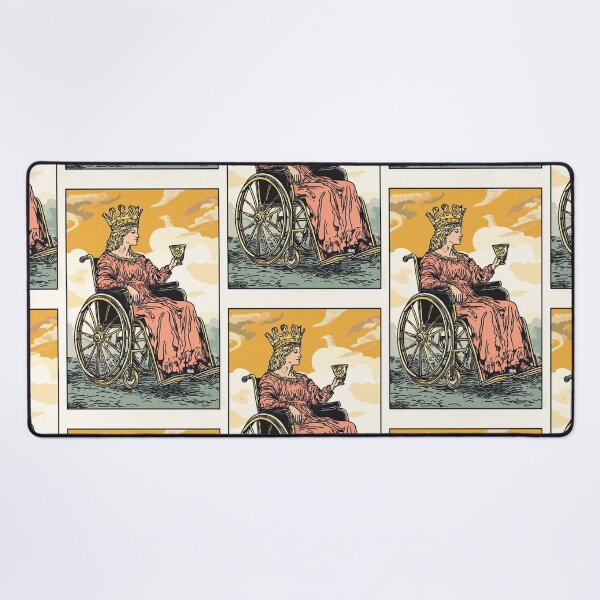 Item preview, Queen of cups wheelchair tarot designed and sold by MendaciousMina.