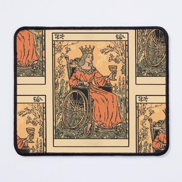 Item preview, Queen of cups wheelchair tarot designed and sold by MendaciousMina.