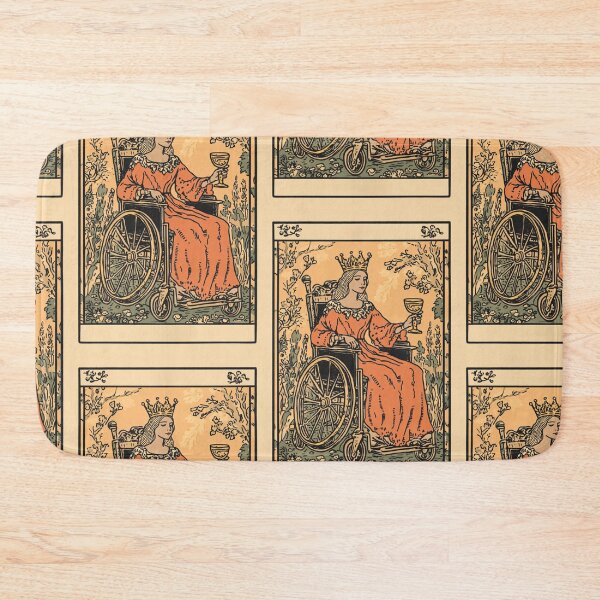 Item preview, Queen of cups wheelchair tarot designed and sold by MendaciousMina.