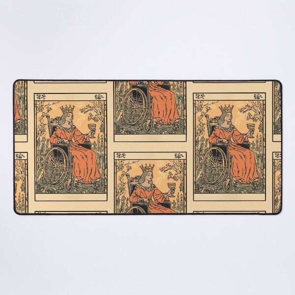 Item preview, Queen of cups wheelchair tarot designed and sold by MendaciousMina.