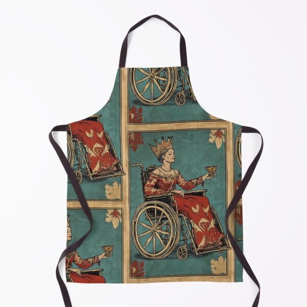 Item preview, Queen of cups wheelchair tarot designed and sold by MendaciousMina.