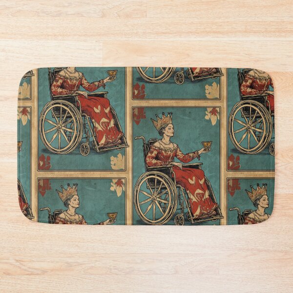 Item preview, Queen of cups wheelchair tarot designed and sold by MendaciousMina.