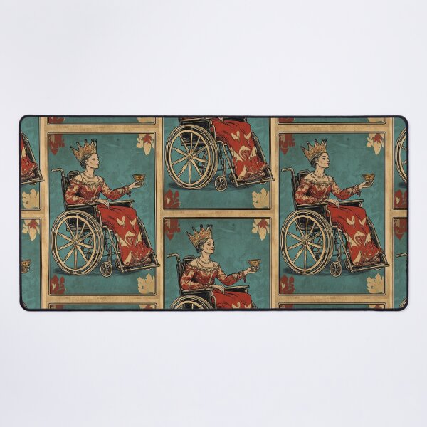 Item preview, Queen of cups wheelchair tarot designed and sold by MendaciousMina.