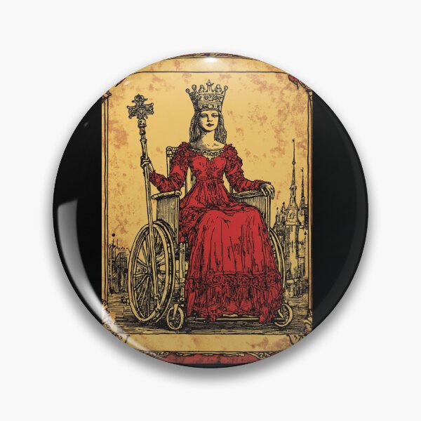 Item preview, Queen wheelchair tarot designed and sold by MendaciousMina.