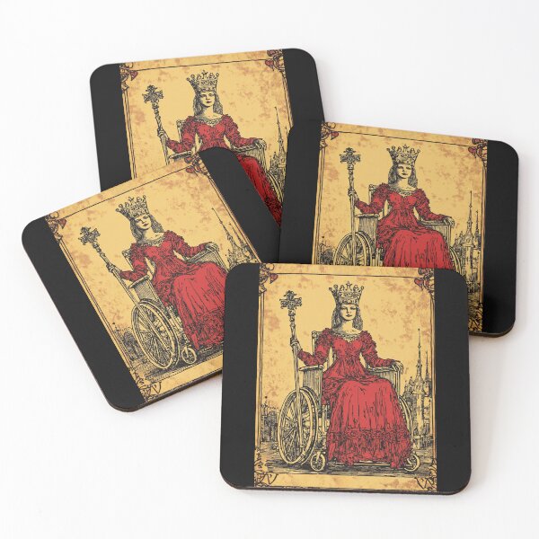 Item preview, Queen wheelchair tarot designed and sold by MendaciousMina.