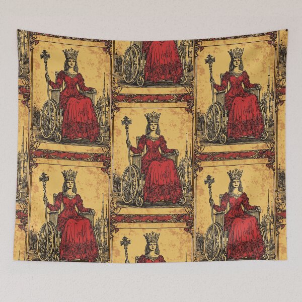 Item preview, Queen wheelchair tarot designed and sold by MendaciousMina.