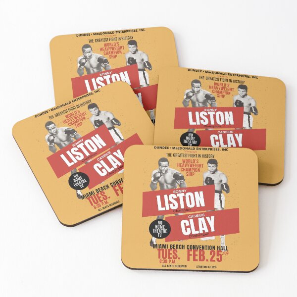 Item preview, Sonny Liston vs. Cassius Clay (Muhammad Ali) (1964) designed and sold by OneManArmyCloth.