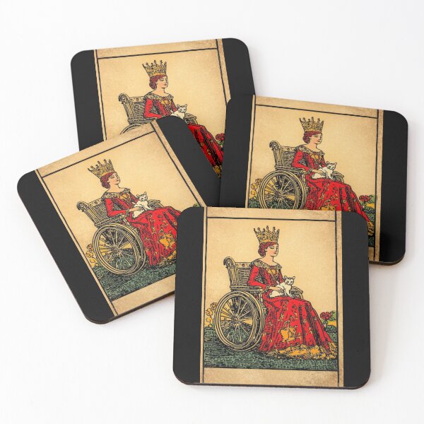 Item preview, Rolling with my cat homie wheelchair tarot designed and sold by MendaciousMina.