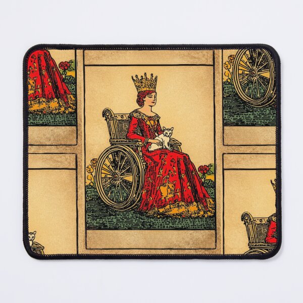 Item preview, Rolling with my cat homie wheelchair tarot designed and sold by MendaciousMina.