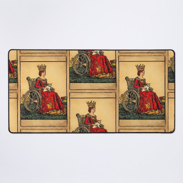 Item preview, Rolling with my cat homie wheelchair tarot designed and sold by MendaciousMina.