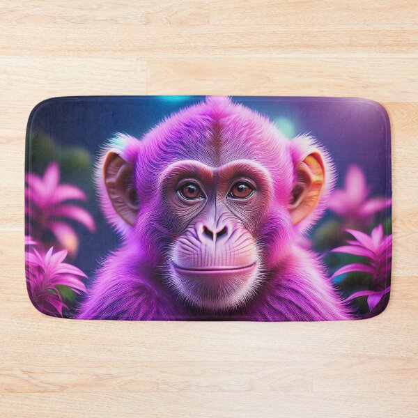 Item preview, Baby Pink | Glowing Neon Monkey Collection | Hyperrealistic designed and sold by monkeybusiness.pt.