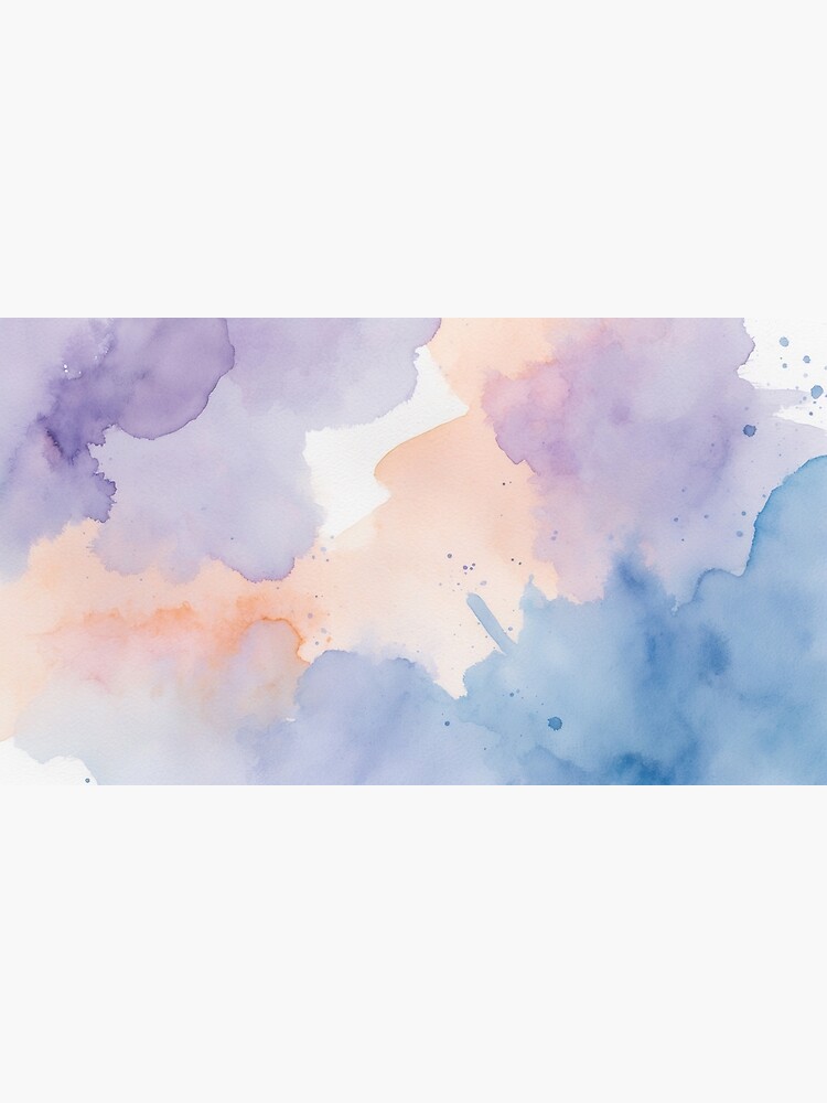 Thumbnail 3 of 3, Canvas Print, Soft Watercolor Splash – Abstract Pastel Art designed and sold by PixelsArtst.