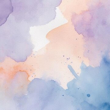 Artwork thumbnail, Soft Watercolor Splash – Abstract Pastel Art by PixelsArtist.com