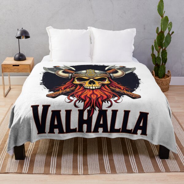 Item preview, Viking Skull Valhalla Design - Legendary Art for Warrior Souls designed and sold by tarzbol.