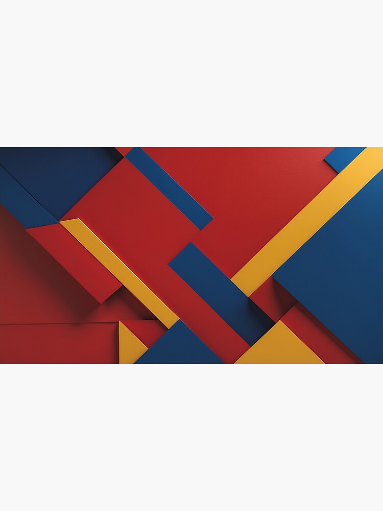 Thumbnail 3 of 3, Canvas Print, Geometric Abstraction – Bold Minimalist Design designed and sold by PixelsArtst.