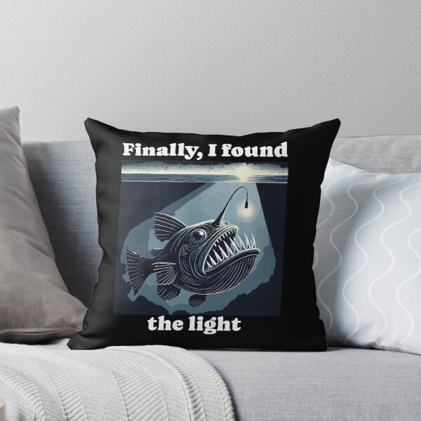 Item preview, Anglerfish Found The Light Angler Fish 2025 Vintage designed and sold by jaggyboy.
