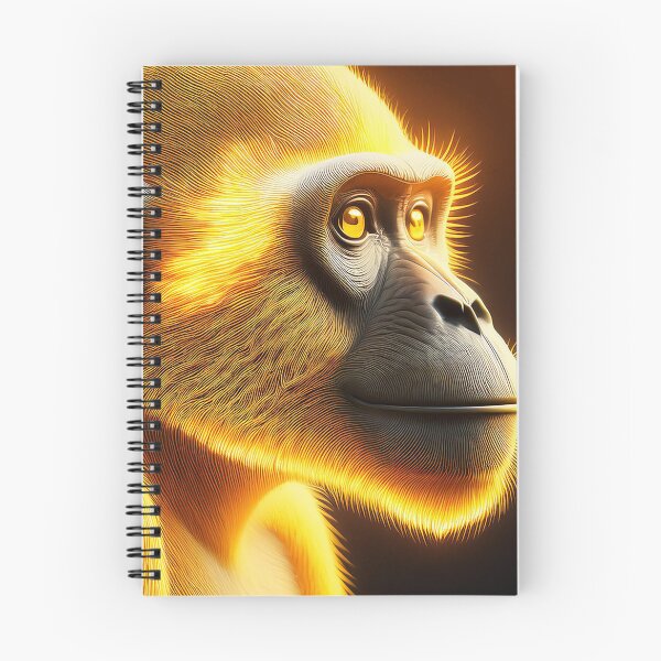 Item preview, Yellow Lines | Glowing Neon Monkey Collection | Hyperrealistic designed and sold by monkeybusiness.pt.