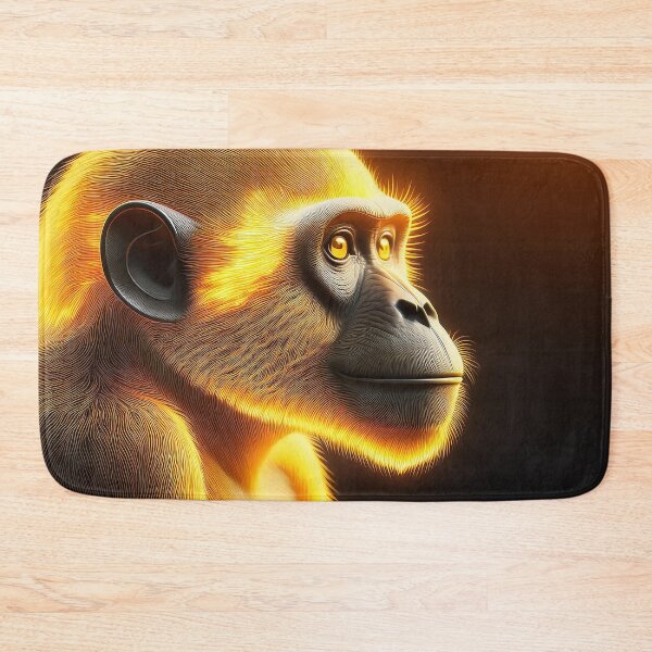 Item preview, Yellow Lines | Glowing Neon Monkey Collection | Hyperrealistic designed and sold by monkeybusiness.pt.