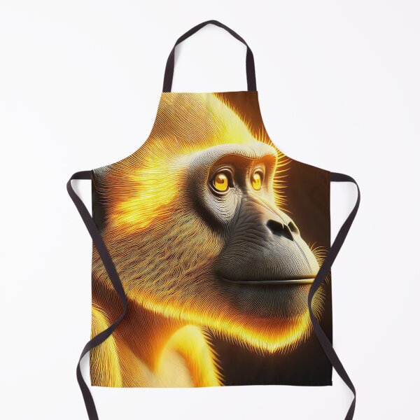 Item preview, Yellow Lines | Glowing Neon Monkey Collection | Hyperrealistic designed and sold by monkeybusiness.pt.