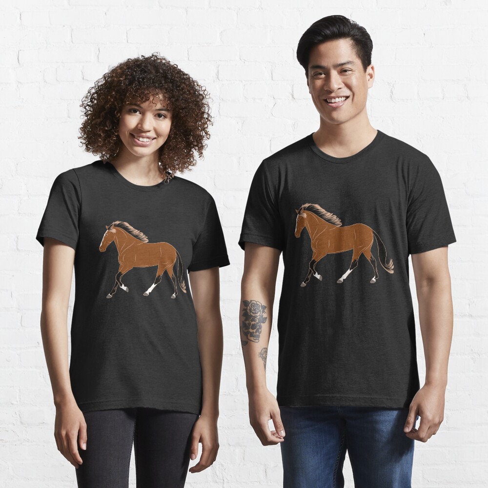 Aperçu de l'œuvre T-shirt essentiel créée et vendue par WebEquitation.