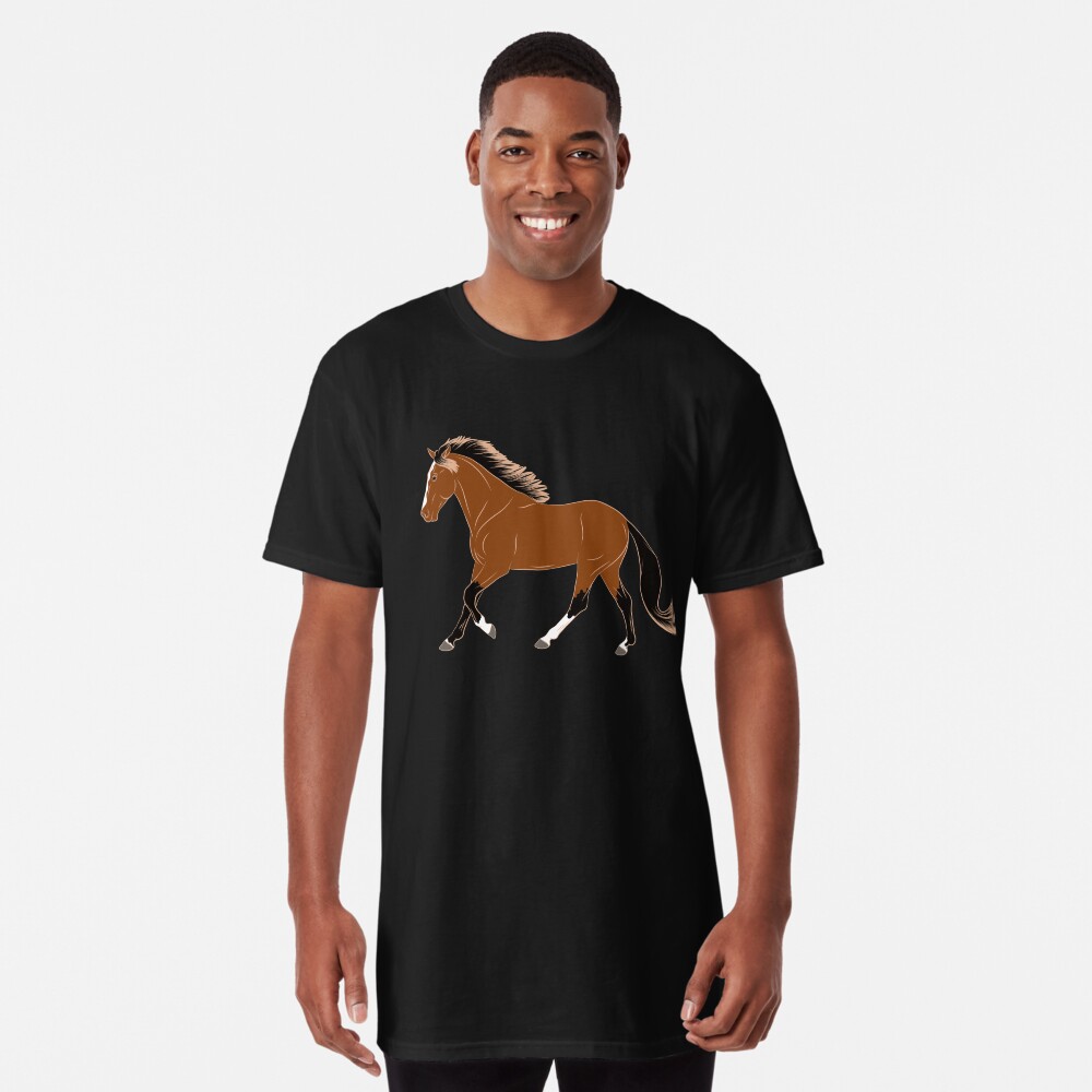 Aperçu de l'œuvre T-shirt long créée et vendue par WebEquitation.