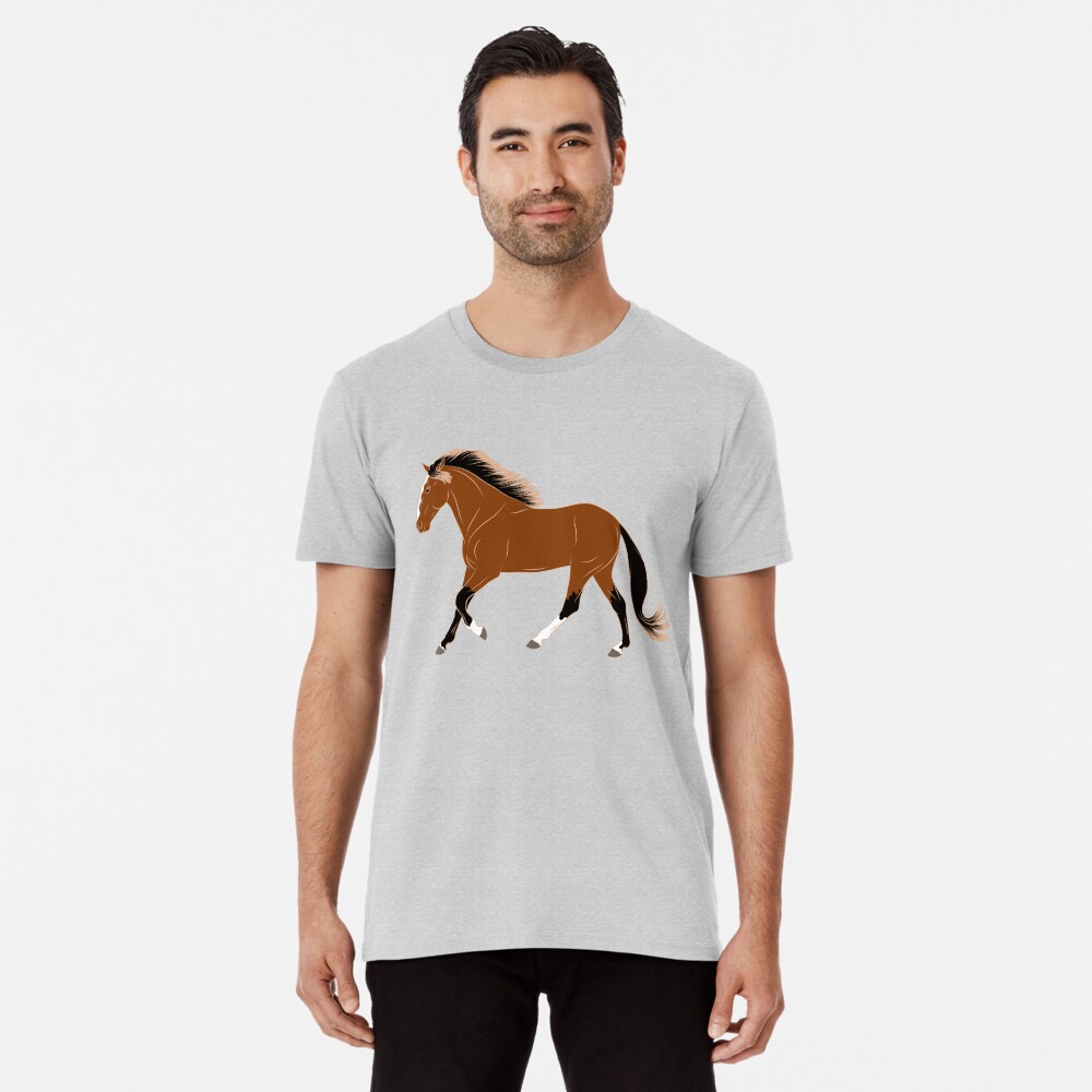 Aperçu de l'œuvre T-shirt premium créée et vendue par WebEquitation.