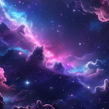 Artwork thumbnail, Cosmic Dreamscape – Mystical Galaxy Clouds by PixelsArtist.com