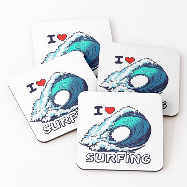 Item preview, I love surfing designed and sold by JackFreestone.