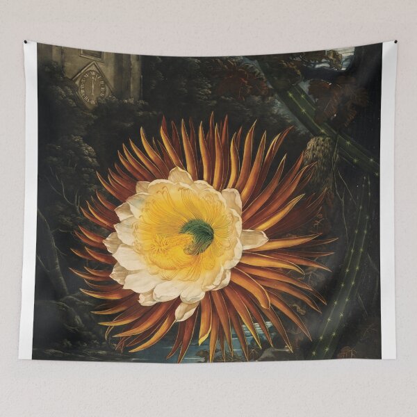 Item preview, The Night-Flowering Cactus Botanical Painting designed and sold by InnerCitadel.