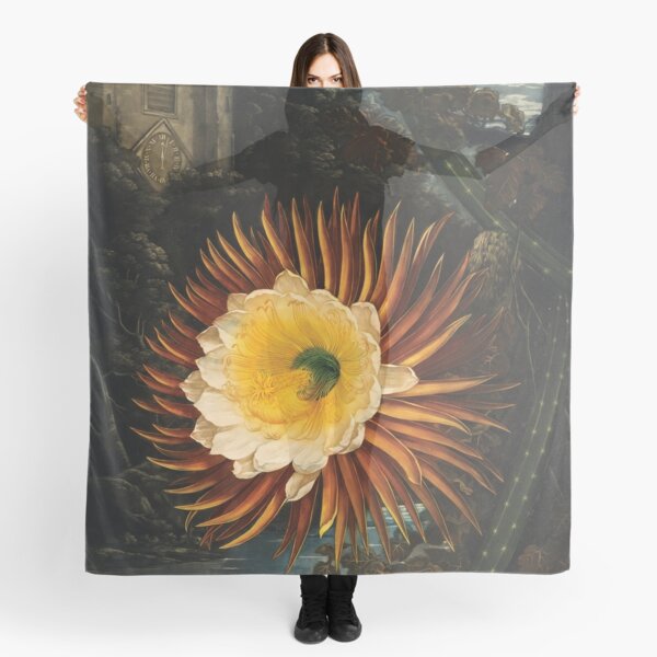 Item preview, The Night-Flowering Cactus Botanical Painting designed and sold by InnerCitadel.