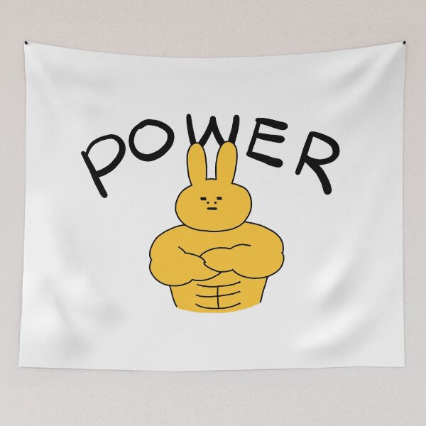 Item preview, Power bunny designed and sold by superbaechoo.