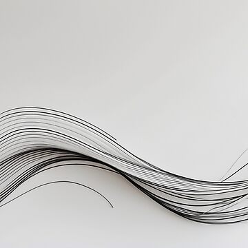 Artwork thumbnail, Minimalist Flow – Elegant Abstract Waves by PixelsArtist.com