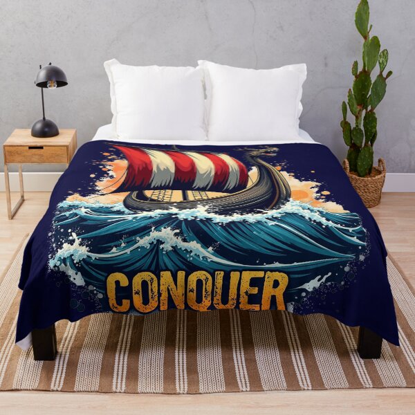 Item preview, Viking Longship - Legendary Design with the Spirit of Conquest and Exploration designed and sold by tarzbol.