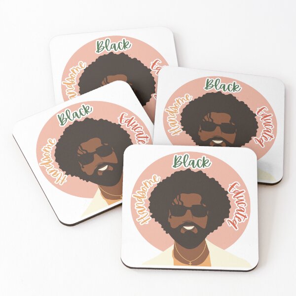 Item preview,  Black History Month Handsome, Black, Educated | Black Power | Black Pride | Black Man  designed and sold by twistedblogger.
