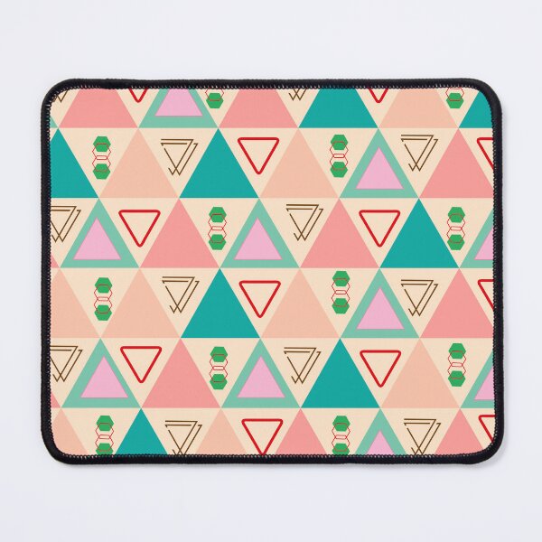 Item preview, Retro Geometric Triangle Pattern designed and sold by BeeStylishTees.
