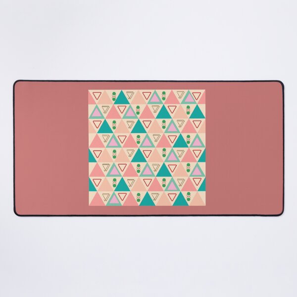 Item preview, Retro Geometric Triangle Pattern designed and sold by BeeStylishTees.