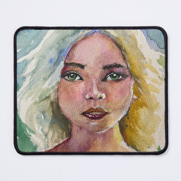 Item preview, Watercolor Girl designed and sold by TheArtCave.