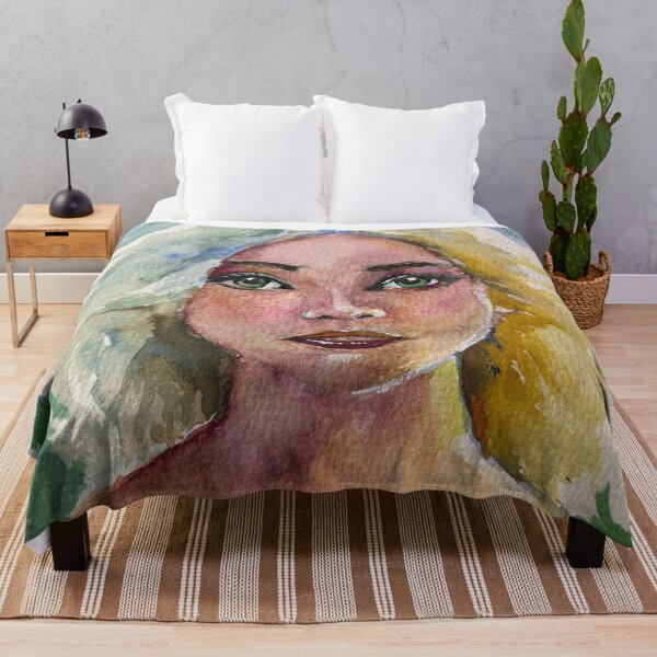 Item preview, Watercolor Girl designed and sold by TheArtCave.