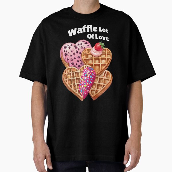 Item preview, Waffle Lot of Love – Cute Heart Waffle Breakfast Lover T-Shirt designed and sold by TeesByOquad.