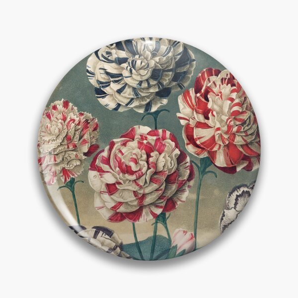 Item preview, Vintage Botanical Painting A Group of Carnations by Robert John Thornton designed and sold by InnerCitadel.
