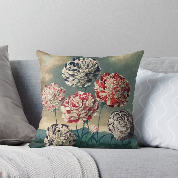 Item preview, Vintage Botanical Painting A Group of Carnations by Robert John Thornton designed and sold by InnerCitadel.