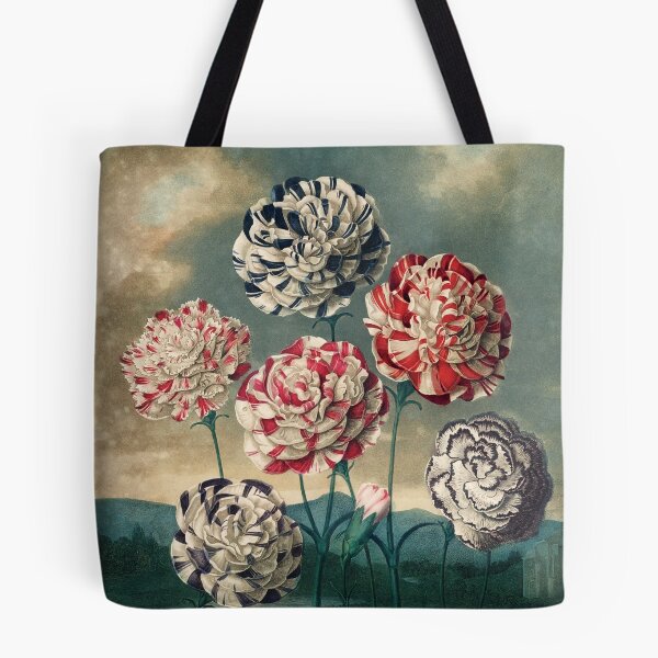 Item preview, Vintage Botanical Painting A Group of Carnations by Robert John Thornton designed and sold by InnerCitadel.