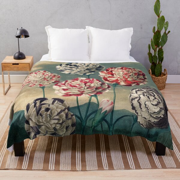 Item preview, Vintage Botanical Painting A Group of Carnations by Robert John Thornton designed and sold by InnerCitadel.
