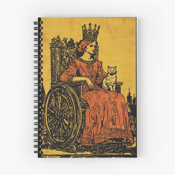 Item preview, Rolling with my cat homie wheelchair tarot designed and sold by MendaciousMina.