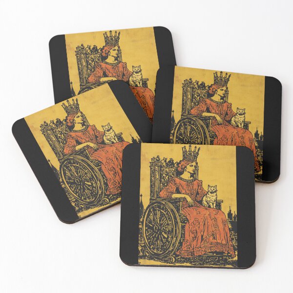 Item preview, Rolling with my cat homie wheelchair tarot designed and sold by MendaciousMina.