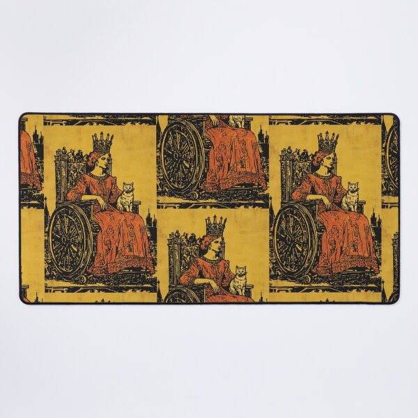 Item preview, Rolling with my cat homie wheelchair tarot designed and sold by MendaciousMina.