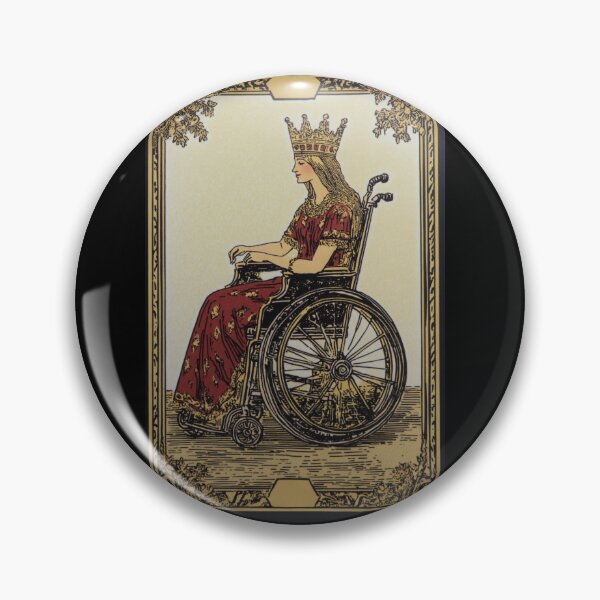Item preview, Queen on her throne wheelchair tarot designed and sold by MendaciousMina.